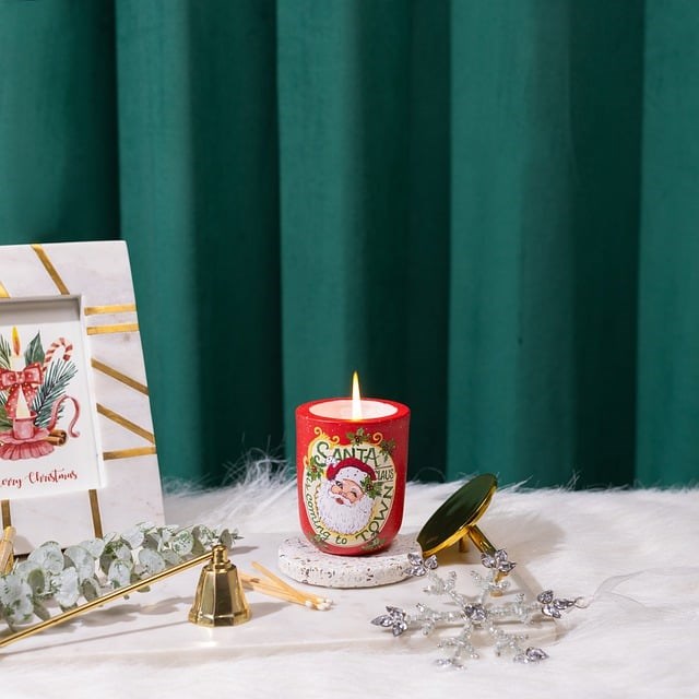 świąteczna zapachowa świeca