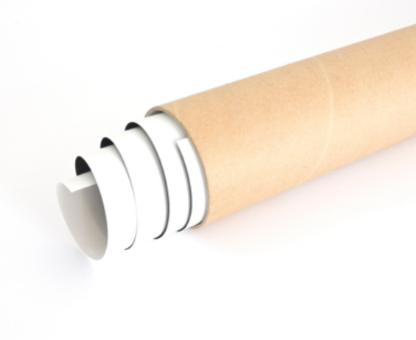 Tuba tekturowa z wystającym plakatem