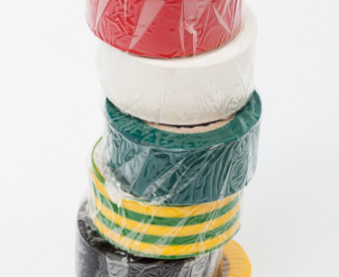 Różnokolorowe taśmy PVC