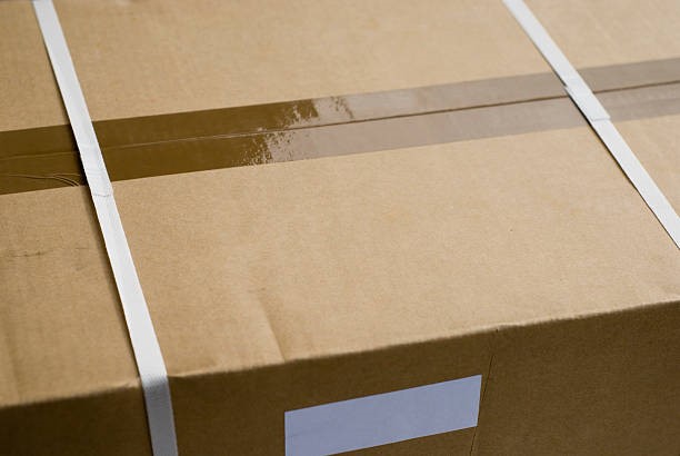 Paczka owinięta taśmą PP.