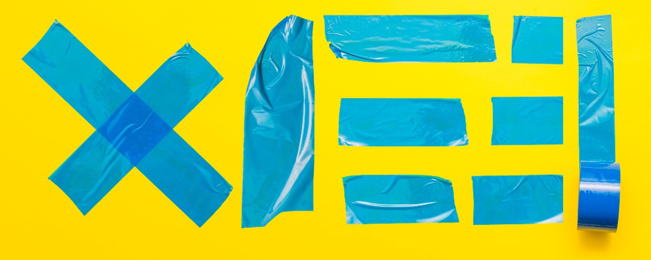 kreatywne wykorzystanie kolorowej taśmy klejącej