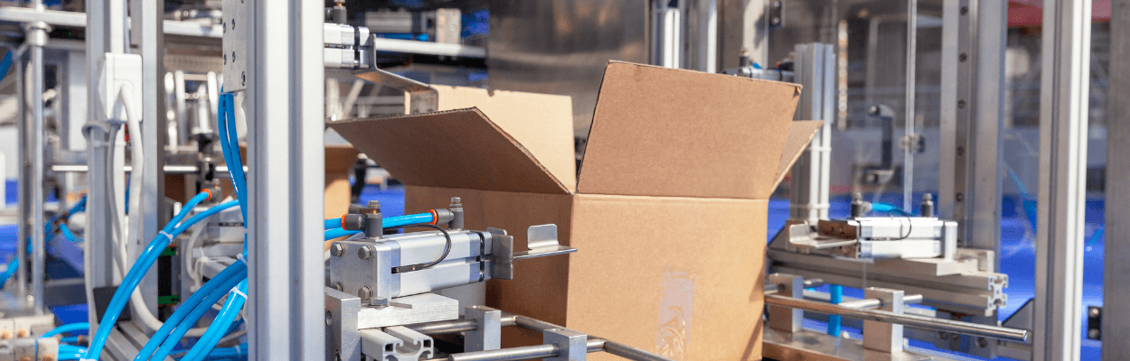 Karton na linii automatycznej